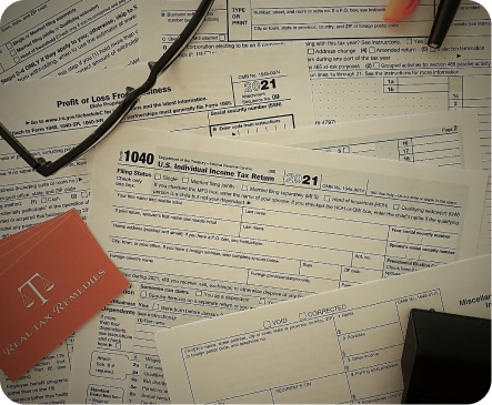 Resources - Tax Form 1040 with Real Tax Remedies business cards